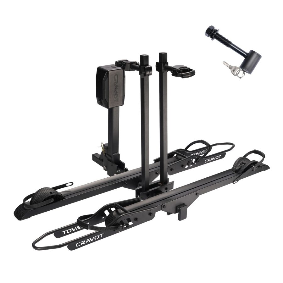 CRAVOT CyberRack E2 Electric Hitch Bike Rack, 2’’ Receiver, 200 LBS Capacity