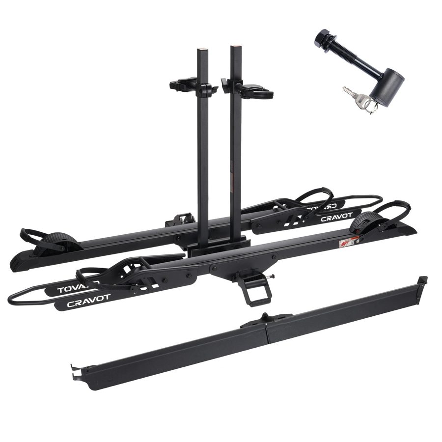 CRAVOT CyberRack E2 PLUS Hitch Bike Rack, 2’’ Receiver, 200 LBS Capacity