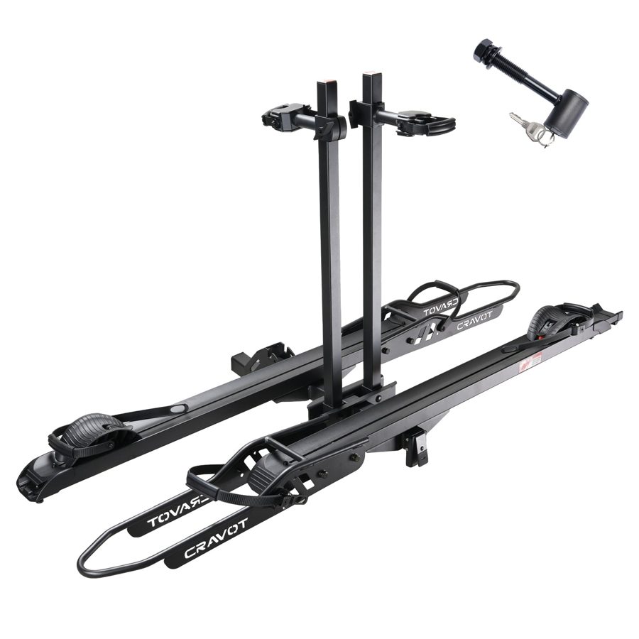 CRAVOT CyberRack R2 Hitch Bike Rack with Integrated Ramp